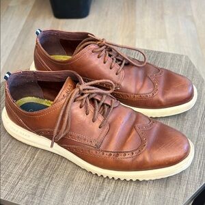 Cole Haan Men's Brown Leather Shoes 9.5